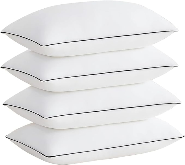 Cooling Microfiber Bed Pillows for All Sleepers